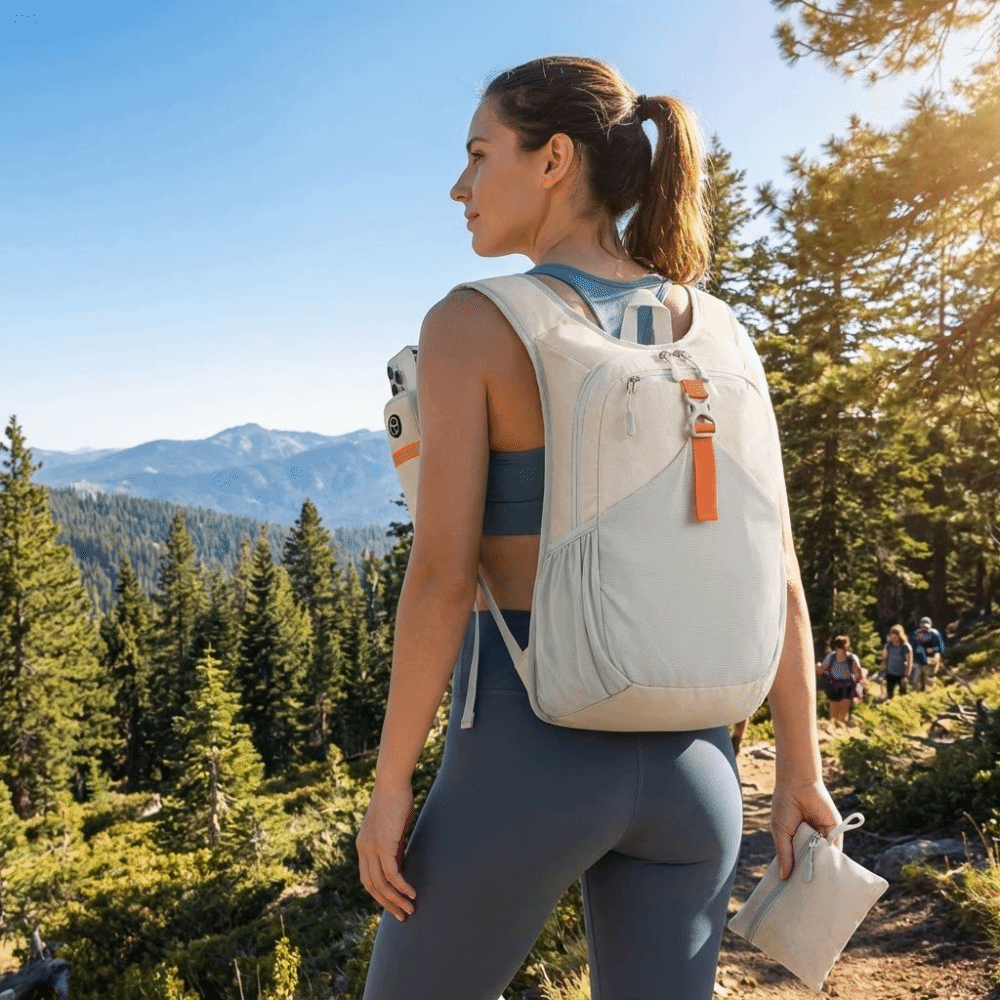 Foldable Backpack Small - 15L Hiking Backpack Foldable Lightweight Small
