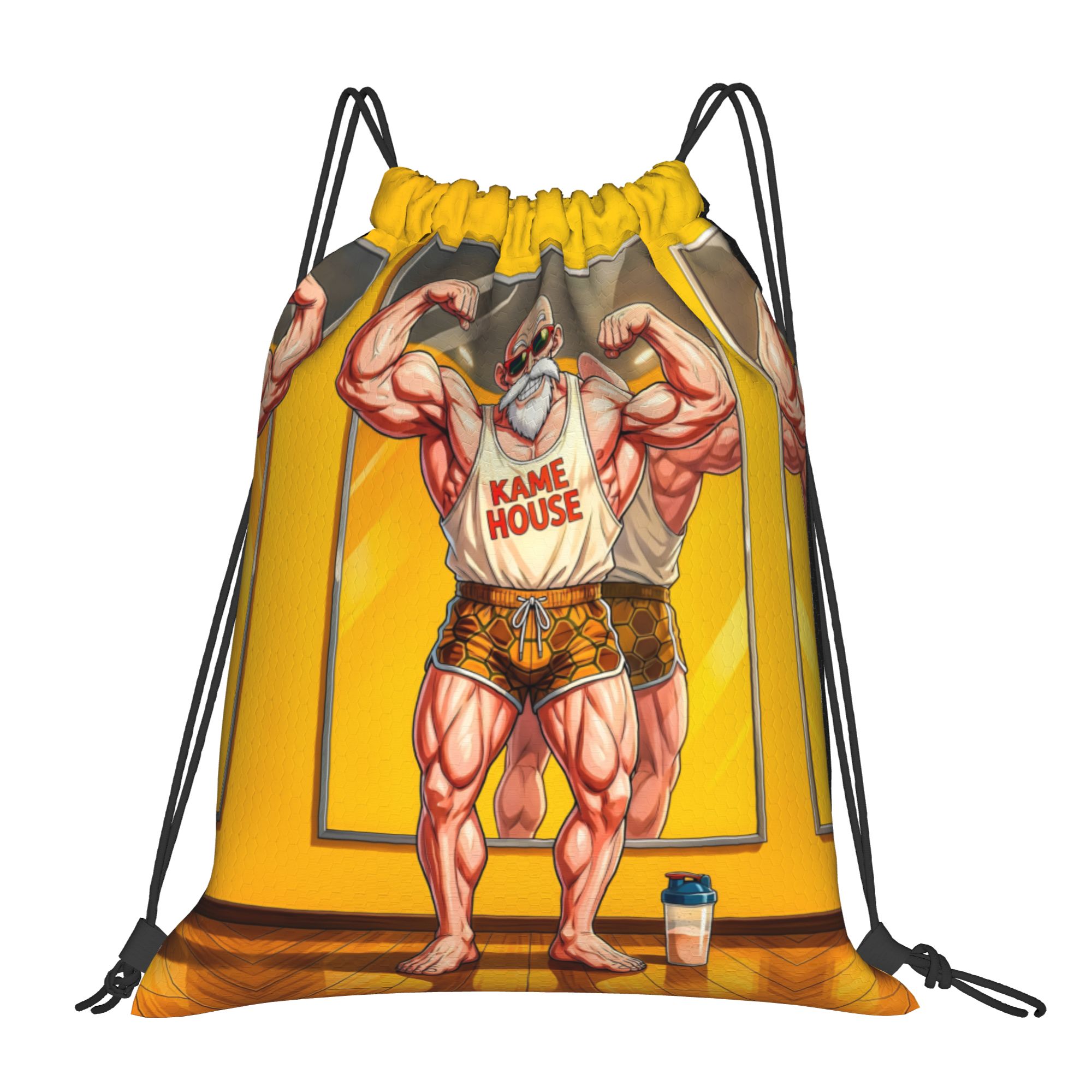 Drawstring Gym Bag - Custom Masters Roshis Drawstring Bags for