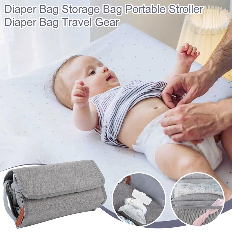 Foldable Backpack Small - Small Diaper Pouch Foldable Portable Nursery