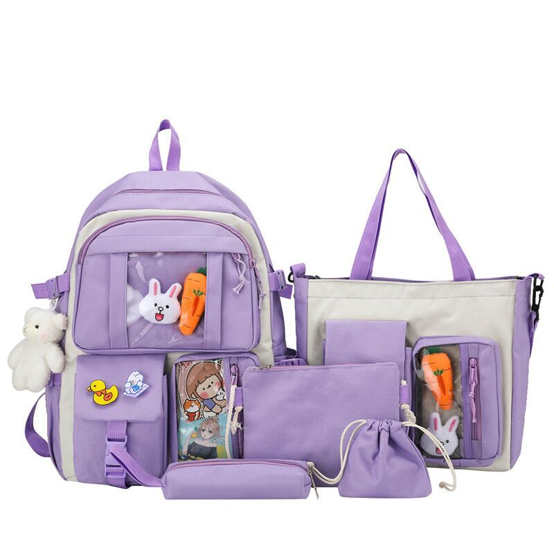 School Backpack Teen - 4 Pcs Sets Children's School Backpack