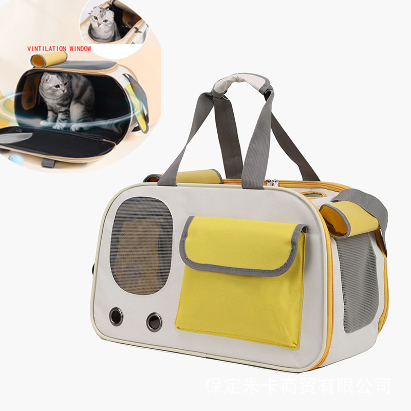 Foldable Backpack Small - Portable Pet Carrier Bag Handbag for