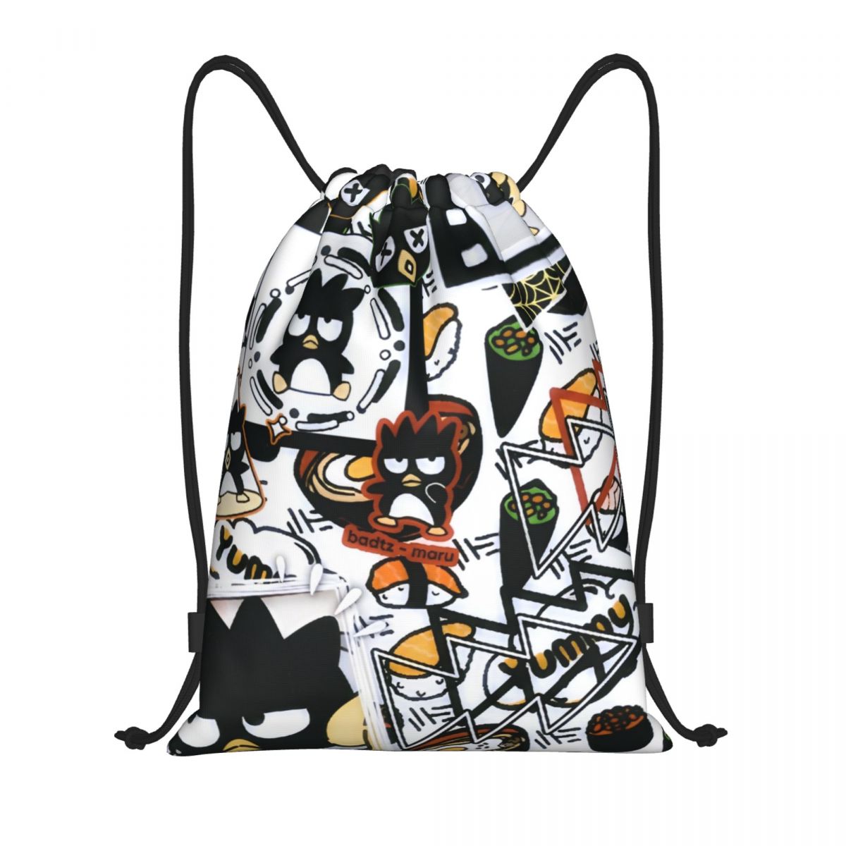 Cute Cartoon Penguin Bad Badtz - Drawstring Gym Bag review and price