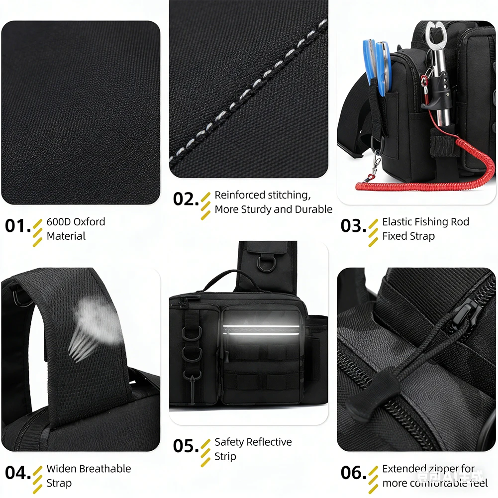 Fishing Backpack with Rod Hold - Hiking Backpack Waterproof review and price
