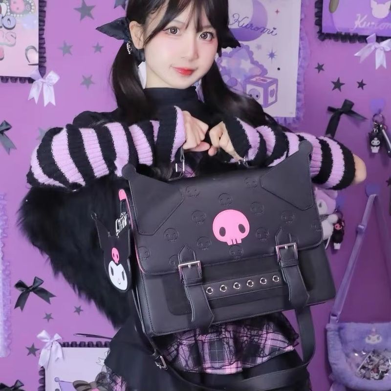 New Hot Kuromi Crossbody Bag N - School Backpack Teen review and price