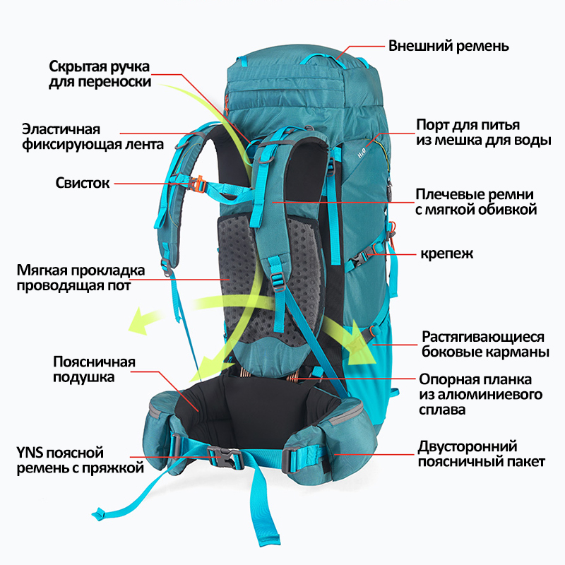 45L 55L Backpack With Rain Cov - Rain Cover Backpack review and price