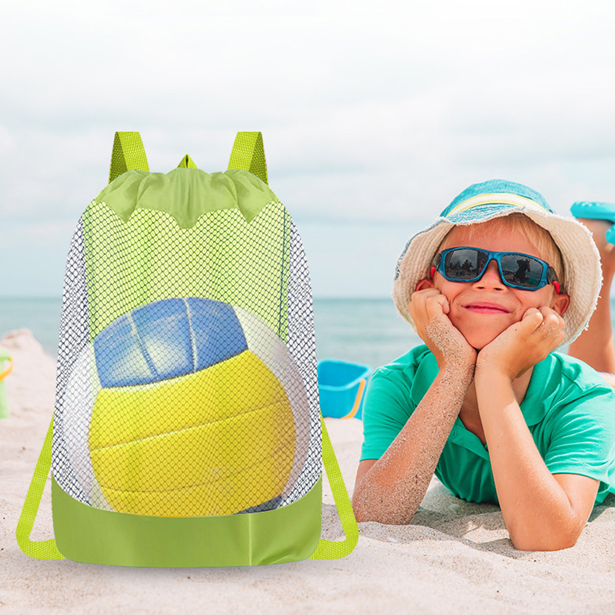 1PC Beach Bag Foldable Portabl - Foldable Backpack Small review and price