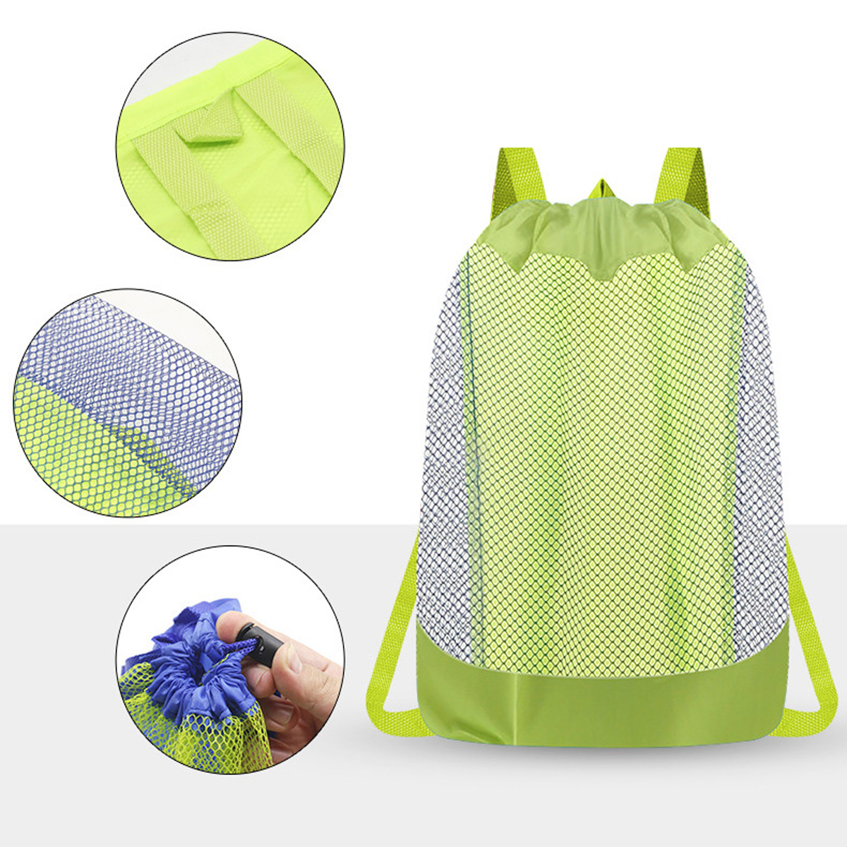 1PC Beach Bag Foldable Portabl - Foldable Backpack Small review and price