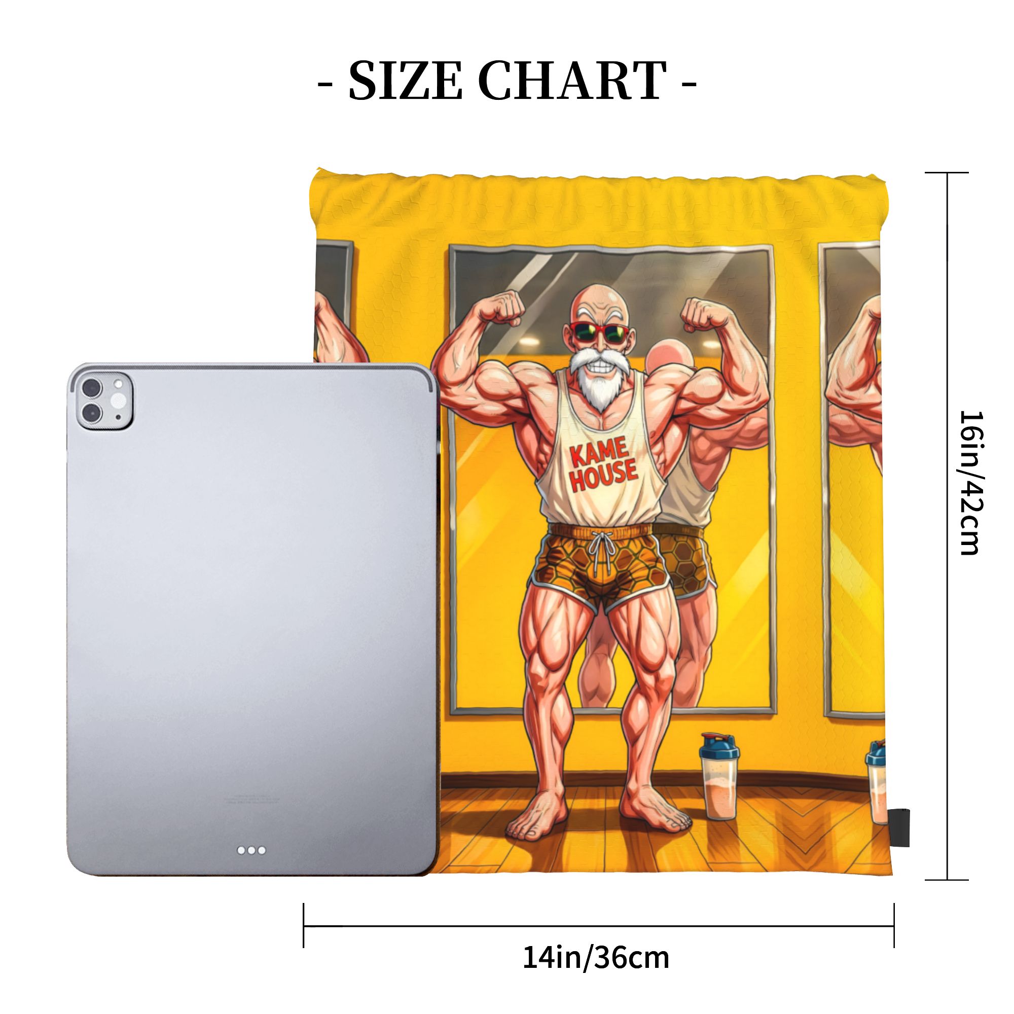 Custom Masters Roshis Drawstri - Drawstring Gym Bag review and price