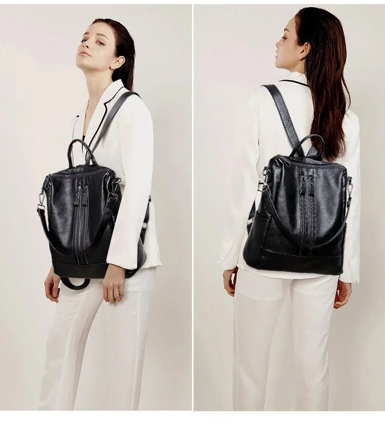 Women Soft Leather Backpack Sc - Canvas Backpack Casual review and price