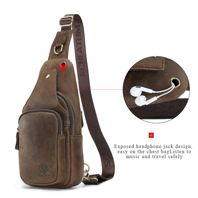SCHLATUM 100%Genuine Leather C - Leather Backpack Vintage review and price