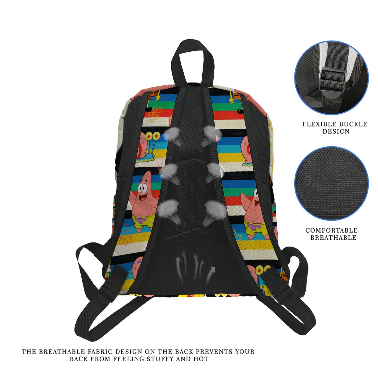 SpongeBob SquarePants Striped  - School Backpack Teen review and price