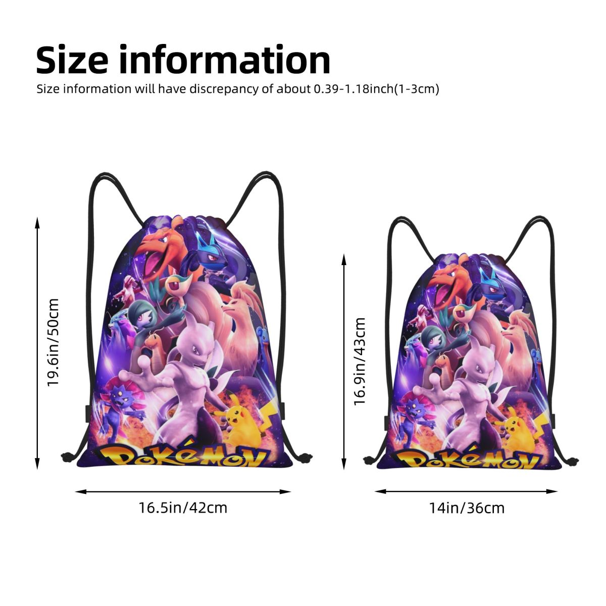 Cute Cartoon Manga Poke-Mon Ba - Drawstring Gym Bag review and price