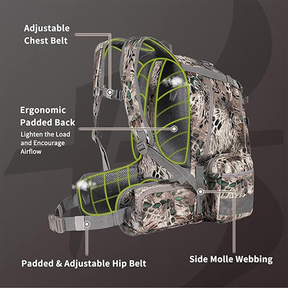 Tactical Camouflage Backpack L - Rain Cover Backpack review and price