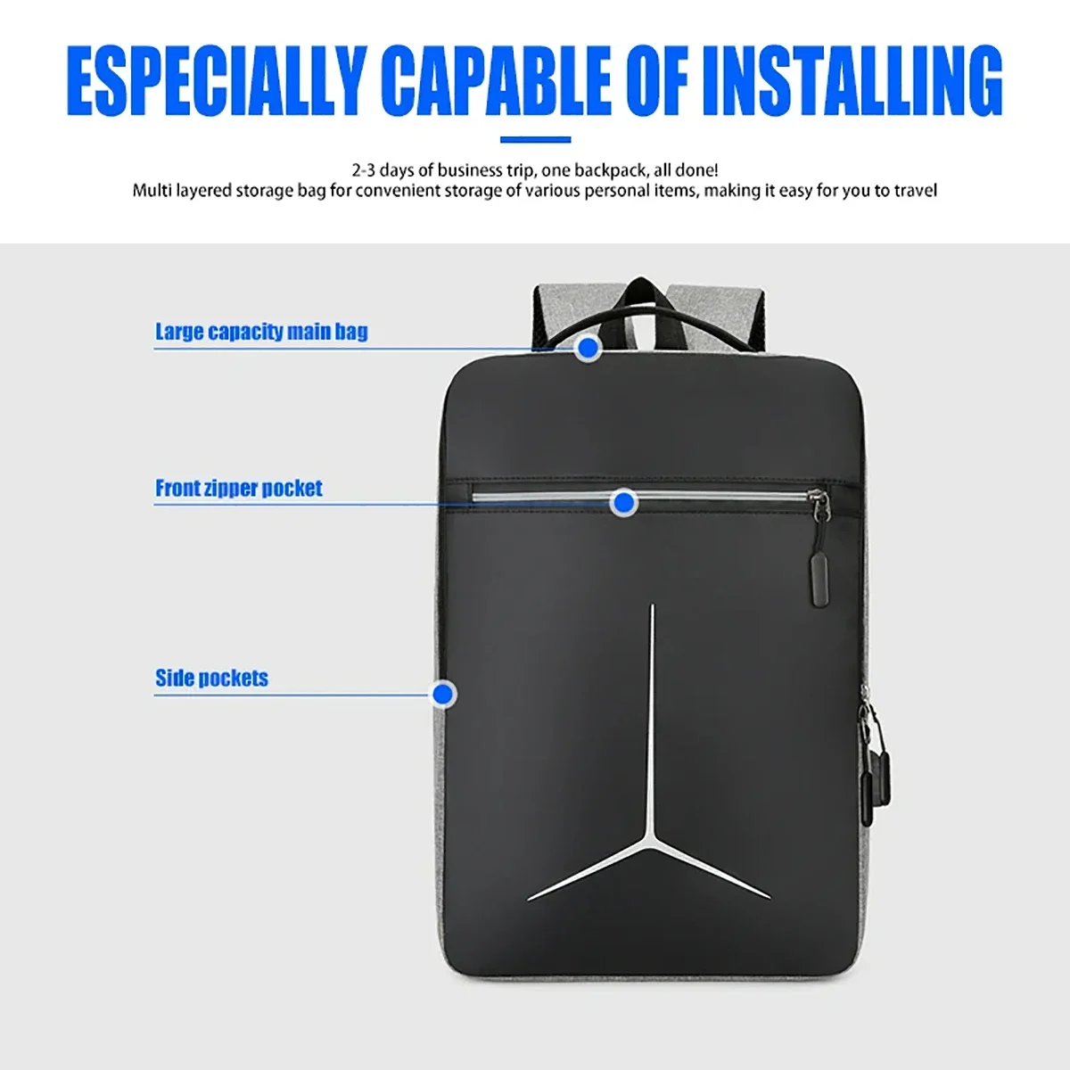 New Anti-theft USB Waterproof  - Travel Backpack Anti Theft review and price