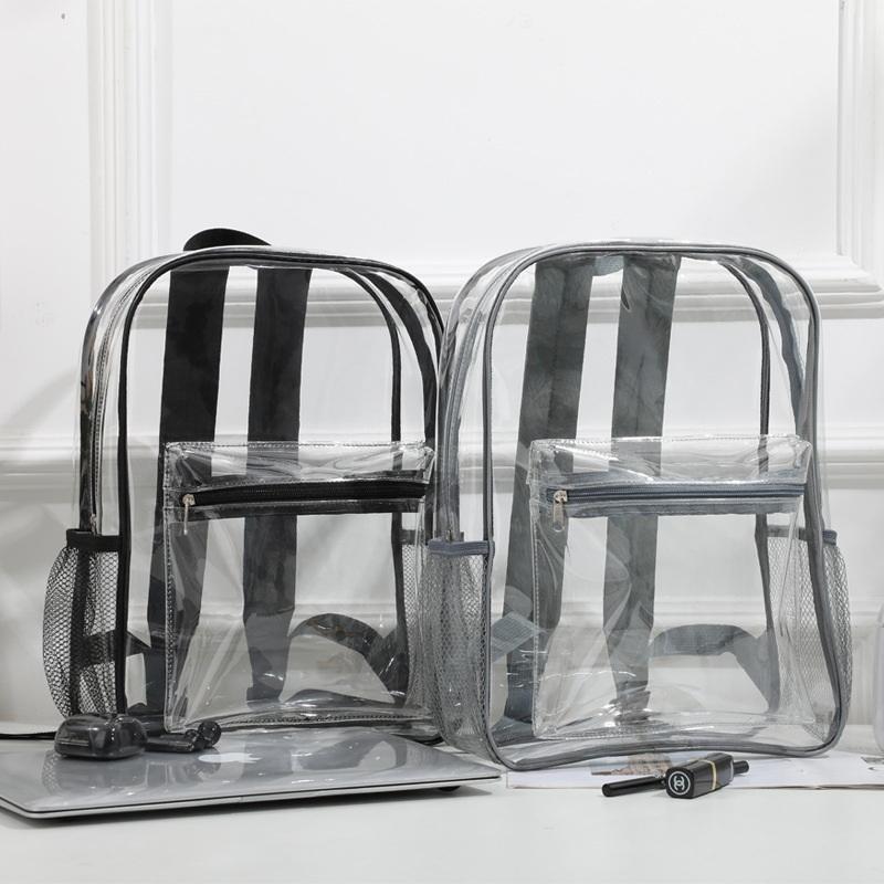 Transparent PVC Outdoor Sports - Canvas Backpack Casual review and price
