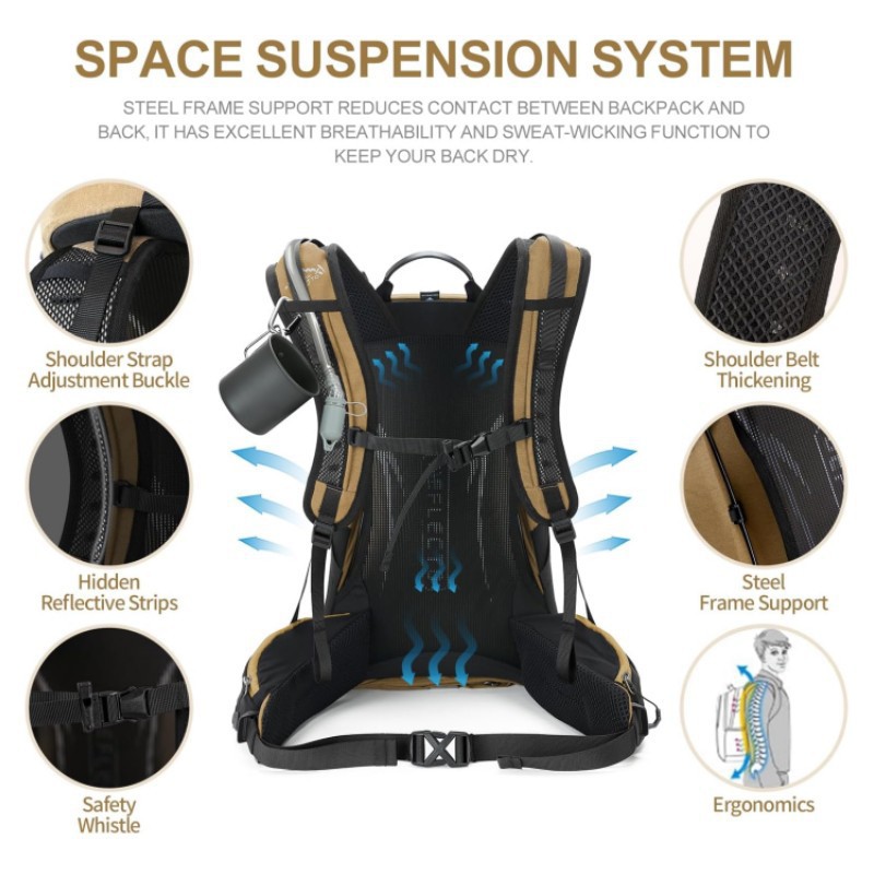 Large Waterproof Tear-Resistan - Hiking Backpack Waterproof review and price