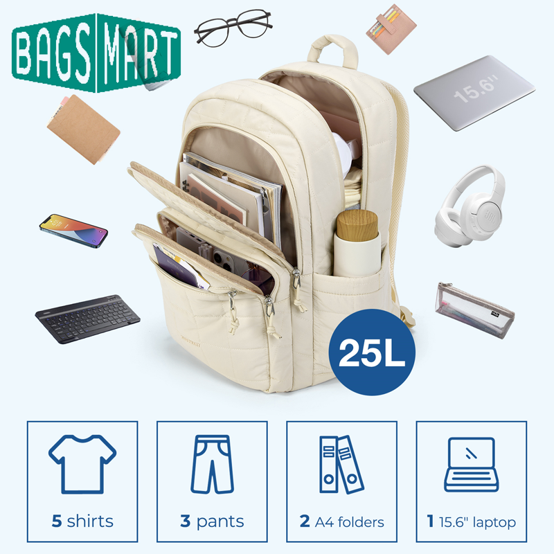 BAGSMART Laptop Bags College C - Laptop Backpack 15.6 review and price