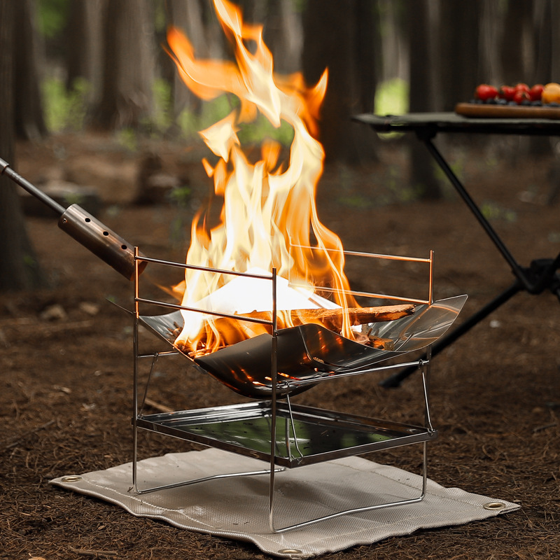 Wood Burning Camping Stove Por - Foldable Backpack Small review and price