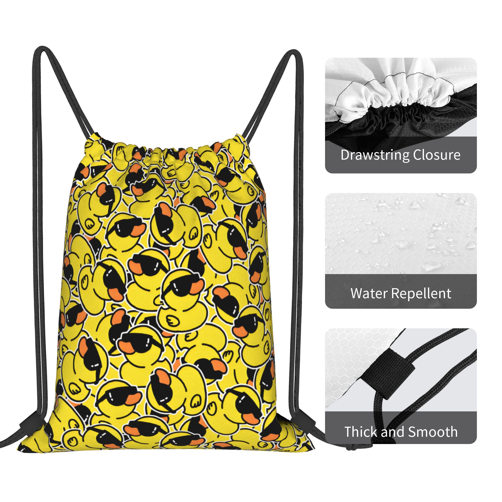 Custom Rubber Duck Sunglasses  - Drawstring Gym Bag review and price
